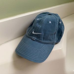 Dusty Blue Bike Baseball Cap